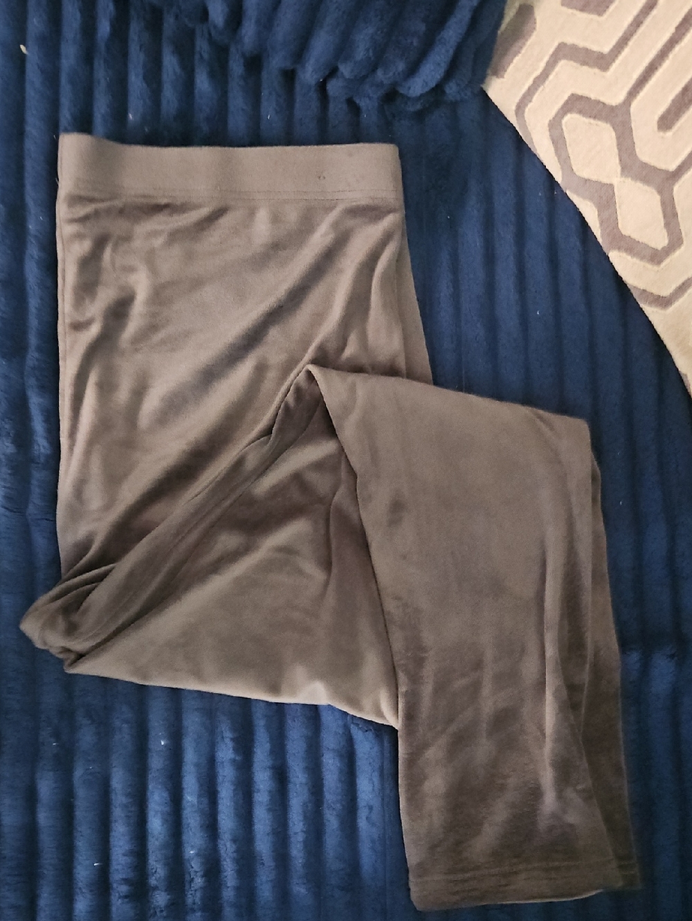 Serra Gray Velvet XL Comfort Leggings